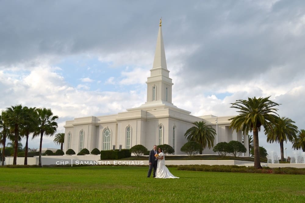 Orlando Florida Temple LDS Wedding