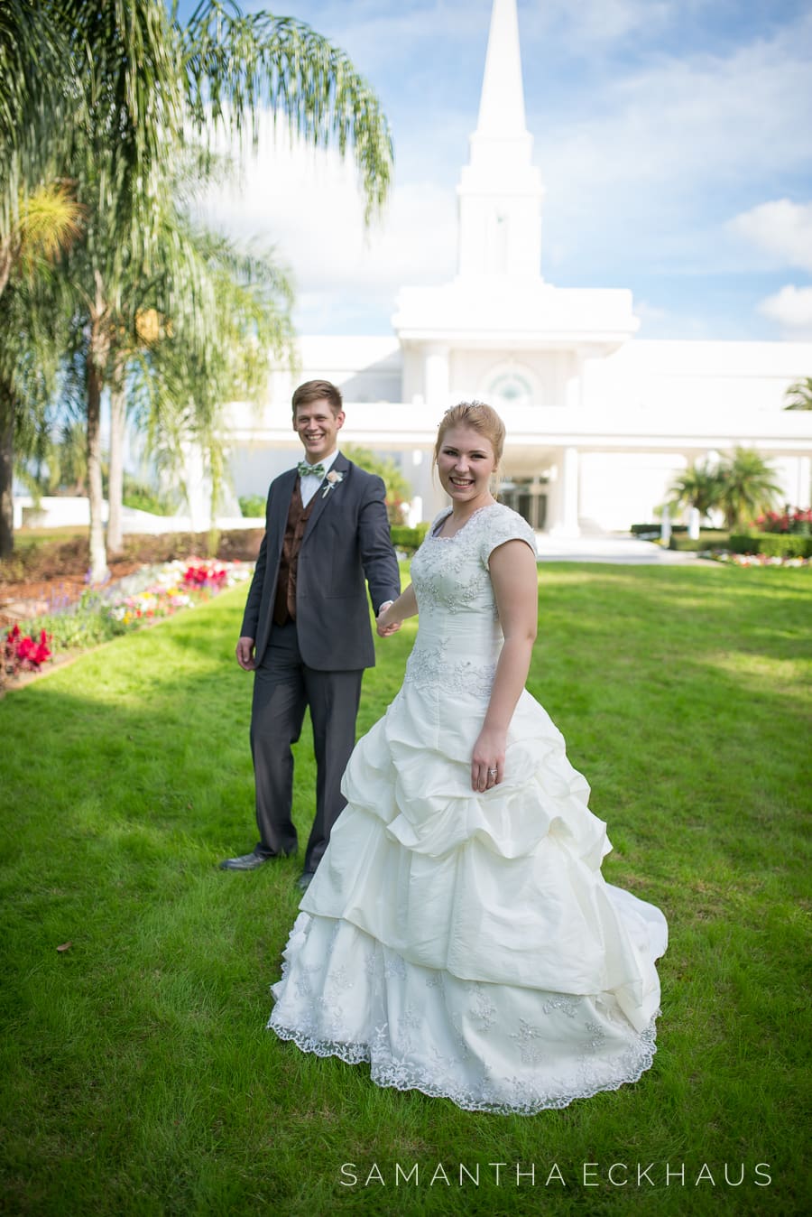 LDS Orlando Florida Temple Wedding