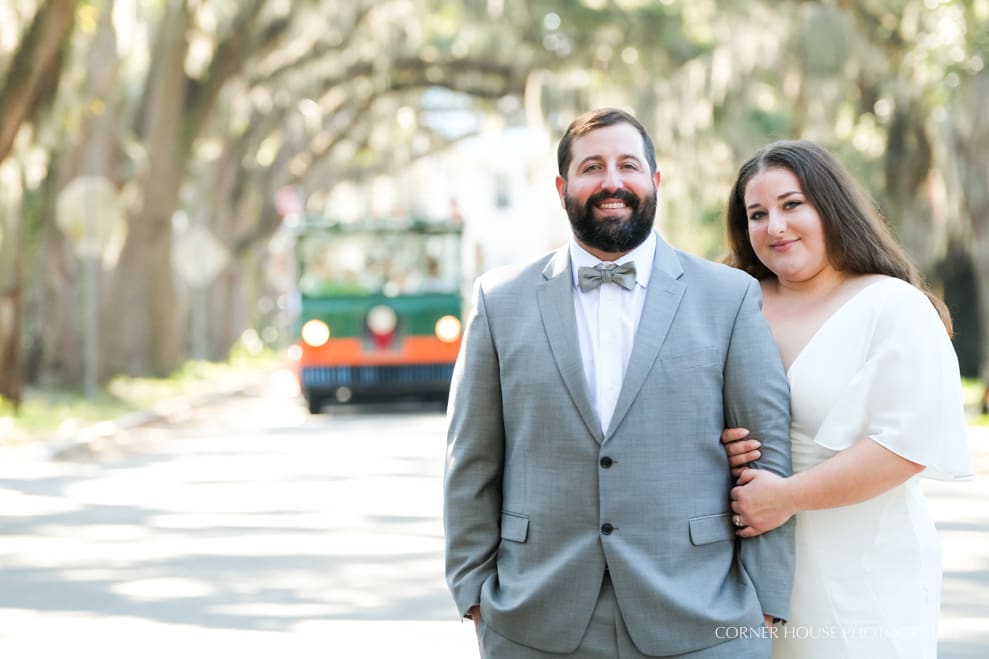 St. Augustine Canopy Oaks Engagement - Corner House Photography