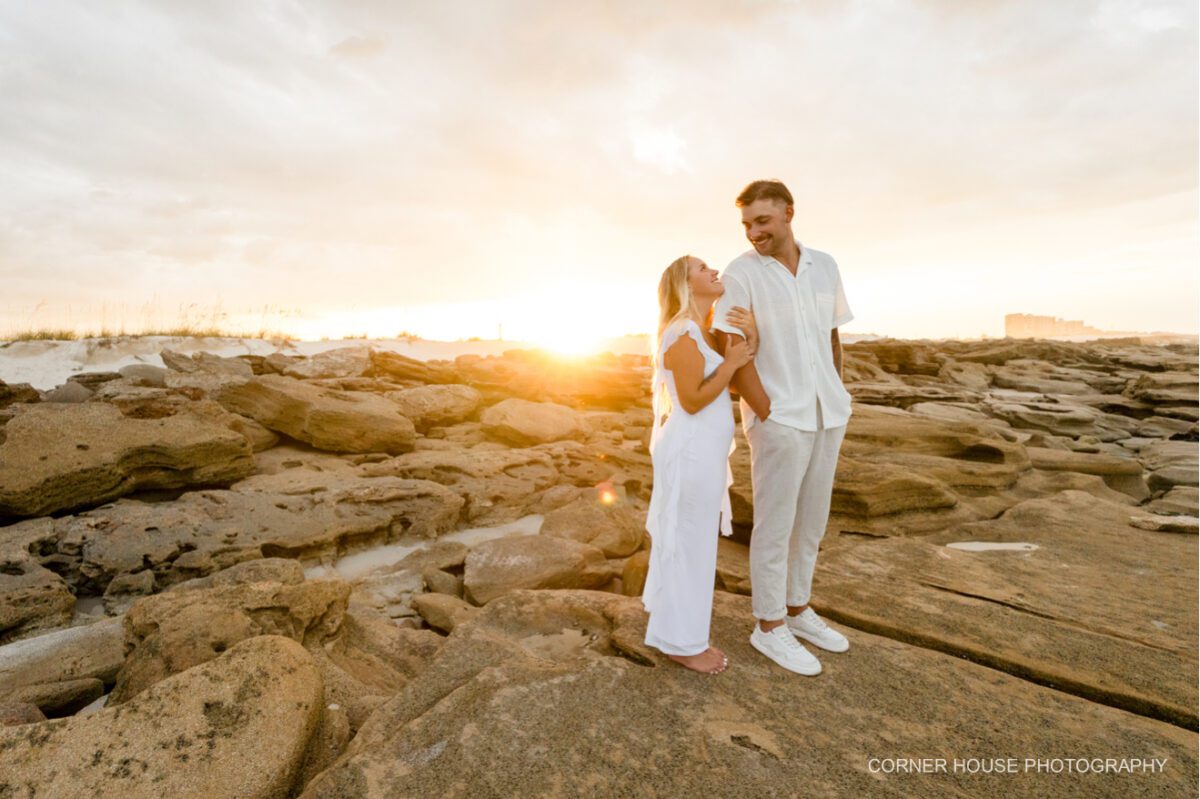 Washington Oaks Gardens State Park Beach Engagement